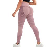 2026 Waisted And Hip Lifting Yoga Elastic Quick Drying Tight Pants, 3D Leggings Cellulite Compression for Women (Pink,13XL)