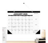 2026 Wall Calendar, 18-Month Monthly Planner, Decorative Organizer with Ample Writing Space, Easy Hanging for Fridge or Wall, Perfect for Home, Travel, Weddings, Birthdays, Gifting