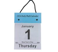 2026 Wall Calendar | Daily Tear-Off Schedule Planning Accessory | Gennaio 2026-December Wall Planning Calendar | Bedroom School Travel Apartment Dorm Hotel Classroom