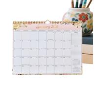 2026 Wall Calendar | Monthly Twin-Wire Binding Planner,202-2027 Monthly 18 Monthl,for Desk Office Daily Classroom School Work Home New Year