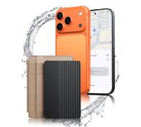 2026 Wallet Tracker Card (iOS e Android), 5 anni di batteria Bluetooth Smart Card, funziona con Apple Find My & Google Find Hub, 0,07 Slim Tracking Card per bagagli, passaporti, chiavi