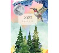 2026 Watercolor Aesthetic Planner: A4 Colorful Watercolor Floral Notebook | Calm Pages for Writing, Journaling & Mindful Notes