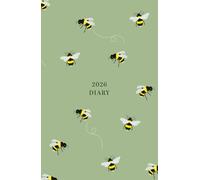2026 Week to View Diary, Bee Pattern Design: Stylish Planner for Home and Office Use