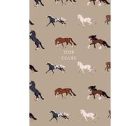 2026 Week to View Diary, Horse Pattern Design: Stylish Planner for Home and Office Use