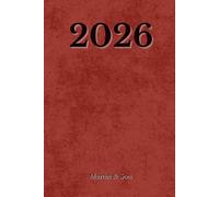 2026 Weekly & Monthly Planner | Monday Start | 6x9 Paperback | CRIMSON RED: Simple Organizer with Monthly & Weekly Pages, Notes & Goals | Compact Schedule Book for Work, Study & Life