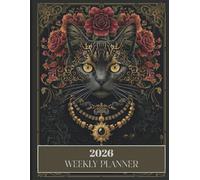 2026 Weekly & Monthly Planner with Cats | Vintage Style Calendar for Cat Lovers