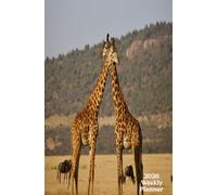 2026 Weekly Planner: Compact, pocket sized 5.25x8cm organiser. Ideal Christmas gift for giraffe lovers. Fits in purse, backpack or briefcase.