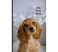 2026 Weekly Planner: Cute pocket sized organiser with King Charles Spaniel cover. Perfect Christmas gift for dog lovers.
