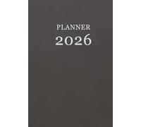 2026 Weekly Planner for Men | UK Holidays | Hardcover | Week to View | 6x9 | Yearly Calendars & Notes | Minimalist Grey: Organiser with horizontal ... markers, and grid pages for notes and ideas.