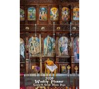 2026 Weekly Planner Greek Orthodox Saints and Name Days: Greek Orthodox Saints and Name Days