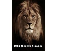 2026 Weekly Planner: Pocket sized compact diary for purse or desk. Gorgeous lion on cover. Perfect Christmas gift for friends and family.