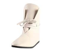 2026 Wide Fit Uomo Europa e Stati Uniti Up Chelsea Boots Neve Ginocchio Camoscio Facile On Country Walk Magazzino Isolato Pile Foderato Antiscivolo, bianco, 43.5 EU