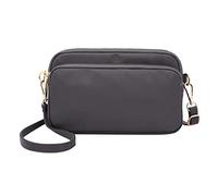 2026 Women's New Nylon Fashion Portable One Shoulder Drawstring Small Crossbody Bag For Men(Grey)