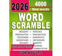 2026 Word Scramble For Adults With Solutions: Engaging Jumbled Word Games to Boost Thinking Skills and Provide Hours of Fun