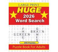 2026 Word Search Puzzle Book: Large Print 2026 Word Searches | Fun, Relaxing & More |8.5" x 11" |200Puzzles | Great for Holidays, Travel & Relaxation