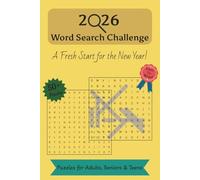 2026 Word Search Puzzle Book: Word Search with easy-to-read print about positivity, motivation, mindfulness and more | 6 x 9 inches, 110 pages | 50+ ... Gift for Vacations, Holidays and Free Times.