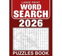2026 Word Search Puzzles Book Large Print: Fun Word Find Puzzles for adults & seniors With Solution