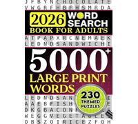 2026 Word Search Puzzles for Adults:: Relax your mind with thousands of easy-to-read word puzzles for adults and seniors.