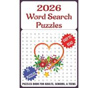 2026 Word Search Puzzles: Perfect Companion Puzzles Book for Stress-Free Enjoyment, Mental Refreshment, and More | 6x9 inches...75 Puzzles | Gift for Vacations, holidays, and Leisure Times