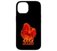 2026 Year of the Fire Horse Chinese New Year Lunar Zodiac Custodia per iPhone 14