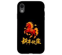 2026 Year of the Fire Horse Chinese Zodiac Lunar New Year Custodia per iPhone XR
