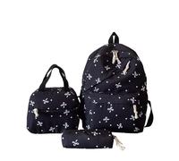 2026 zaino 3 pezzi con fiocco, carino zaino adretter per ragazze con contenitore per il pranzo, astuccio per l'inizio della scuola, zaino estetico da ragazza, borsa per libri del college, piccolo