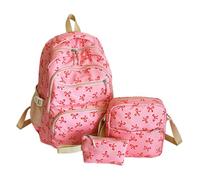 2026 Zaino Elegante zaino da donna con fiocco, borsa a tracolla carina per uso quotidiano, pendolarismo, lavoro, viaggi, scuola, borsa versatile, Colore: rosa., Taglia unica per tutti, Zainetto