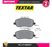 2026101 Kit pastiglie freno, Freno a disco anteriore (MARCA-TEXTAR)..