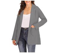 2026Giacca blazer donna blazer Donna Elegante Maniche Lunghe Con Colletto A Risvolto Giacca Monopetto Con Un Bottone Sul Davanti Adatta Per Ufficio Lavoro Riunioni E Cerimonie Carriera Abbigliamento