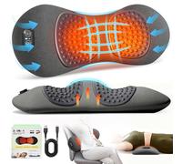 2026New 3 in 1 Back Therapy,Massaggiatore Per La Schiena A Tripla Fusione Con Calore,Vibrazione,Sollevamento Trazione,Massaggiatore Elettrico Per Sciatica A 135°,Per Schiena E Collo (Grigio)
