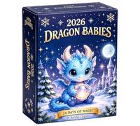 2026s 2026 Countdown Calendar | 24 Days Dragon Collectible Pendants | Holid
