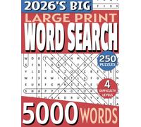 2026's BIG Large Print Word Search: 5000 Words - 250 Themed Puzzles - For Adults, Seniors