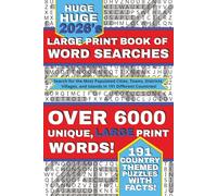 2026's Huge Large Print Book of Word Searches: 191 Country Themed Puzzles With Facts