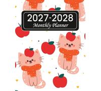 2027-2028 Monthly Planner: Cats Theme for Simple Two-Year Planning with Goals, Important Dates, Notes, Inspirational Quotes, and U.S. Holidays (January 2027-December 2028)