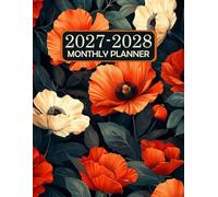 2027-2028 Monthly Planner: Large Two Year - January 2027 through December 2028 - with Holidays and Inspirational Quotes.