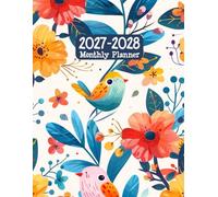 2027-2028 Monthly Planner: Large Two Year Schedule Organizer Diary - 24 Months Calendar (January 2027 through December 2028) with Inspirational Quotes.