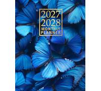 2027-2028 Monthly Planner: Two Year Agenda Organizer Diary - 24 Months Large Calendar from January 2027 to December 2028 with Inspirational Quotes.