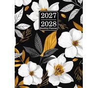 2027-2028 Monthly Planner: Two Year Agenda Organizer Diary - Large 24 Months Calendar From January To December Schedule with Inspirational Quotes.
