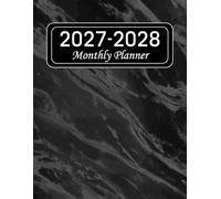2027-2028 Monthly Planner: Two-Year Edition with Inspirational Quotes and a Modern Black Marble Cover (January 2027 to December 2028)