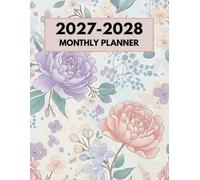 2027-2028 Monthly Planner: Two Year From January to December with Goals, Holidays