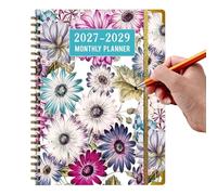 2027-2029 Monthly Planner 3 anni, 2027-2029 Life Organizer Calendar, Daily Work Planner, for Study School College Desk Travel Home Business