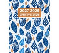 2027-2029 Monthly Planner: Three Year Calendar from January 2027 to December 2029 to Organizer Daily Schedule with Holiday and Inspirational Quotes
