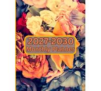 2027-2030 Monthly Planner: 27 to 30 tracker with holidays and calendar to do tasks daily-4 Years Schedule Organizer with Holidays