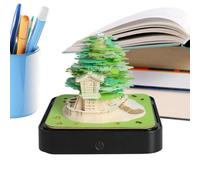 2027 3D Sticky Notes Albero e Casa Design Art Planner Artigianato