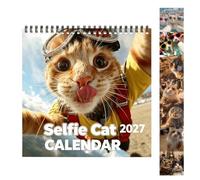 2027 Calendar 12 Month Thick Paper Weekly Daily Planner Academic | Cute 2027 Calendar Wall Decor For Home Office School Dorm College Desk Teacher Student Kids Women Family Classroom