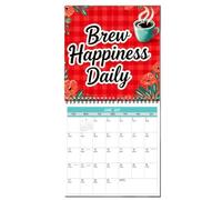 2027 Calendar | Coffee Thick Paper Monthly Weekly Daily Planner | Time Man