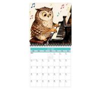 2027 Calendar, Watercolor Owl Planner, Cute Thick Paper Design