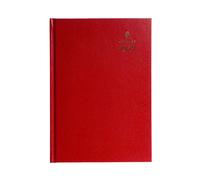 2027 Calendar Year Planner - 12 Month A4 Week-to-View Diary - Hard Cover in Red