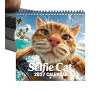 2027 Calendario da Parete con Gatti Agenda 12 Attività e Appuntamenti