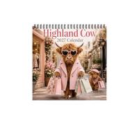 2027 Cow Wall Calendar | 12 Months Spiral-Bound Planner | Monthly Wall Calendar For Home Office School Apartment Bedroom Living Room Dormitory